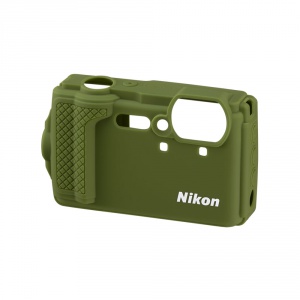nikon-etui-silicone-vert-pour-w300